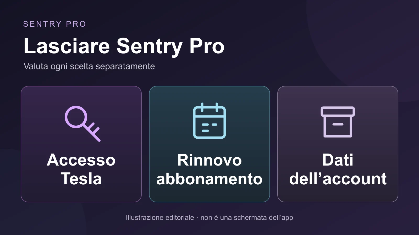Come scollegare Sentry Pro: accesso Tesla, abbonamento e dati