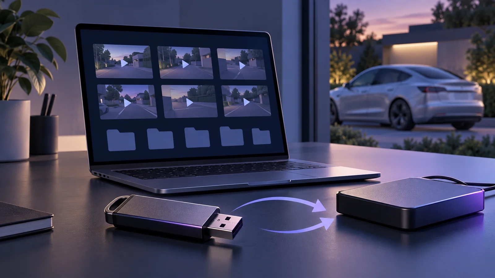 Comment sauvegarder les vidéos du Mode Sentinelle Tesla après un incident
